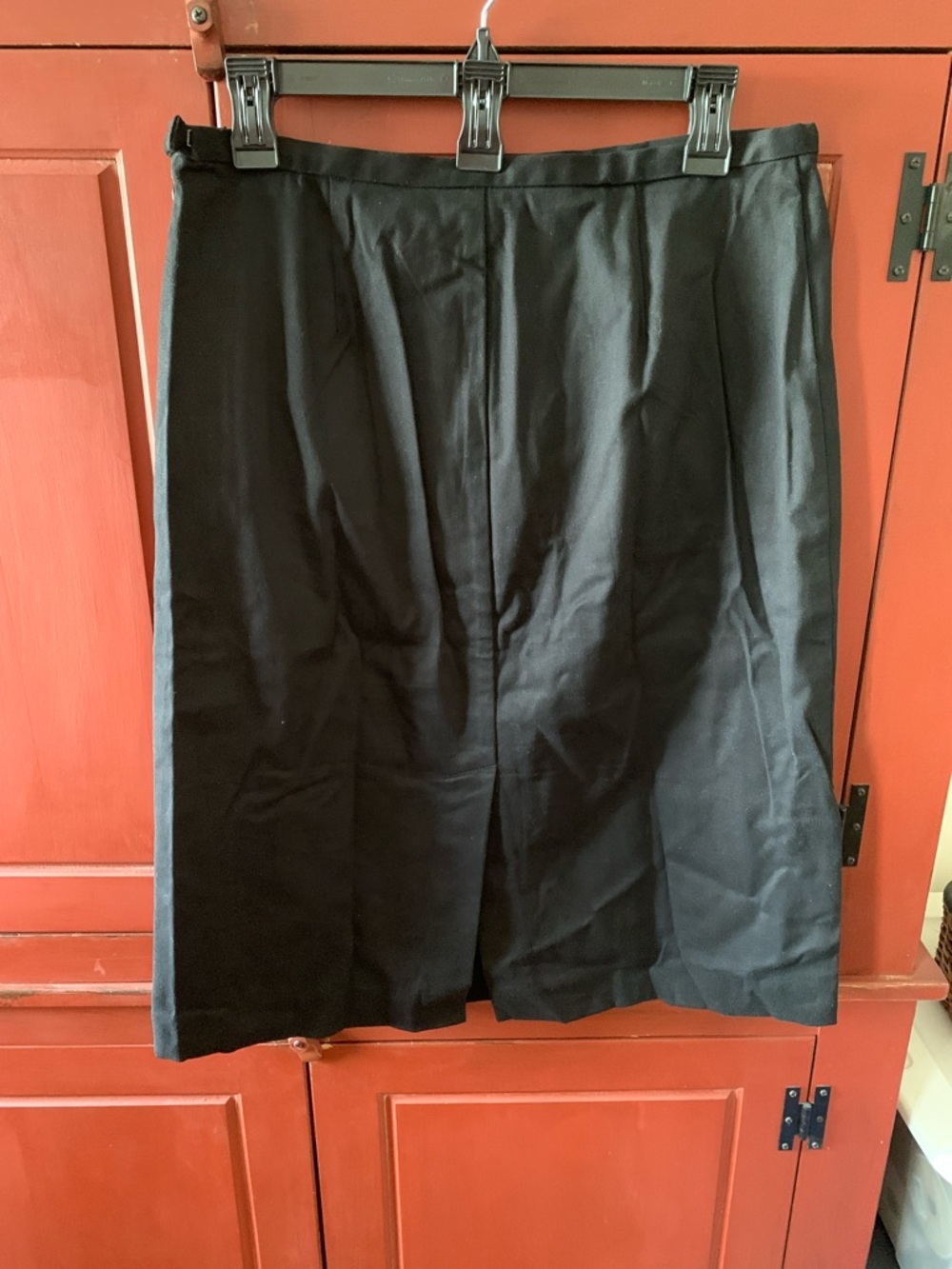 Ann Taylor Black Tailored Pencil Skirt Stretch - Picture 2 of 7